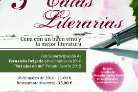 Terceras Catas Literarias con Fernando Delgado